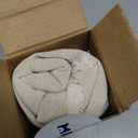 MIULEE Decorative Throw Pillow Covers Neutral Linen Fringe Throw Pillows Set of 2 Natural Beige Boho Farmhouse Cushion Covers with Tassels for Couch Sofa Bed Living Room Spring Decor 16x16 Inch