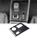 Gear Shift Panel Trim Cover for Mitsubishi Outlander 2022-2024 Accessories Center Console Panel Wrap Sticker Central Control Gear Shifter Console Anti-Scratch Panel Protector Frame ABS (Carbon Fiber)