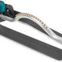 Gilmour 3600 Sq Ft Adjustable Rectangular Lawn Sprinkler, Oscillating, Large Area Coverage, For Lawn and Garden, Gray