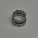 6" to 5" Inch Galvanized Steel Round Duct Reducer - Pipe Fitting Increaser Reducer - Drain, Waste and Vent Conduit Transition Adapter - Metal Tube Reducing Coupling