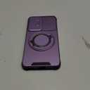 Compatible with Xiaomi 15T Case with Stand, Heavy Duty Shockproof Phone Case for Xiaomi 15T with Camera Cover (Purple)