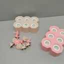 Ring Popsicle Molds 12 Pcs Silicone BPA Free Reusable Popsicle Molds Easy Take Off Popsicle Maker (green green)