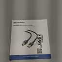 Cable Matters 5Gbps Long USB 3.0 Cable - 10ft, USB A to B Cable, USB3 Cord with Type-B 3.0 Connector for Hard Drive Enclosure/Built-in Hub and More, Black