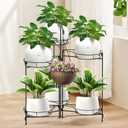 Heavy Duty Metal Plant Stand, Indoor Outdoor Plant Shelf & Rack - 6 Tiers 7 Pots, Plant Holder for Plants/Flowers/Planters, for Living Room Home Corner Patio & Garden