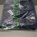 Exclusivo Mezcla Fleece Throw Blanket for Couch, Super Soft Striped Jacquard Bed Blanket, Lightweight Fuzzy Cozy for All Seasons, 50x60 Inches, Navy Blue