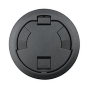 Surface Style Cover Assembly, 7-1/4" Round, Black