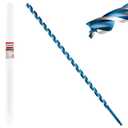 3/4" x 24" Wood Auger Drill Bit  3-Flute Extra Long Auger Drill Bit for Wood, High Carbon Steel 3/8" Shank with Protective Storage Tube