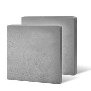 Mild Steel Plate 10x10 A36 Steel Sheet Cold Rolled, Weldable Magnetic Metal Plate 16 Gauge Thickness (2 Pack)