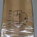 BEGINS Plant Hangers Outdoor Wrought Iron Metal Hanger Hook 2 Pack 8 inch Wall Bracket Hooks for Flower Pots, Wind Chimes, Solar Lanterns, Garden Decor (Black)