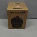 Oroton 9-Egg 304 Stainless Steel Egg Cooker  Steam & Boil Eggs with Timer, Automatic Shut-Off & 3 Cooking Modes (Black)(Hard/Medium/Soft)