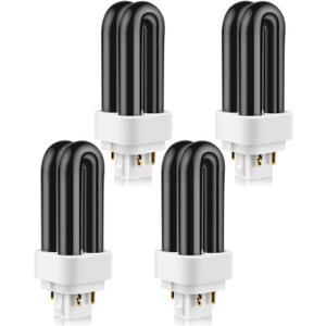PACETAP 4 Pack 41050 7W Replacement Bulbs for Dynatrap DT1050 DT1100 DT1250, 1/2 Acre Replacement Bulb U Shape Replacement Bulbs Light for DynaTrap