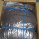 GUARD SHIELD Tarps Heavy Duty Waterproof 20x40 Feet Brown/Bright Silver Poly Tarp Cover Square Outdoor Thick UV Resistant Tarpaulin with Grommets 10mil