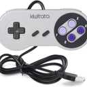 KIWITATA 2X Classic SNES USB Controller for PC Gamings, Retro SNES Wired USB Game Emulator Controller for Windows XP 7 8 11 Mac Raspberry Pi