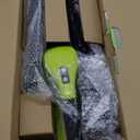 Leaf Blower Cordless - 21V Powerful Electric Leaf Blower with 2 Batteries and Charger, 2 Speed Modes, 2.0Ah Lightweight Battery Powered Leaf Blowers for Lawn Care, Patio, Dust, Blowing Leaves (Green)