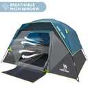 CAMEL CROWN Tents for Camping 4/6 Person Tent Waterproof Easy Setup Backpacking Tents (Ink Blue-1)