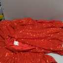 LROSEY Womens Sequin Two Piece Set Glitter T Shirts Top Sparkly Pants Suit for Birthday Party Disco Outfits. XL