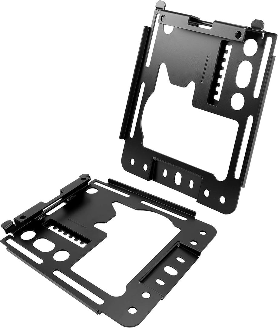 KUAFU Seat Mounts Compatible with 2014 - 2022 Polaris RZR 1000 XP / 1000 XP Crew / RZR XP 4 1000/ RZR XP 1000 Seat Lowering Bases Mounting Brackets Front to Back Adjustability Steel 1Pcs