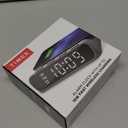Timex Alarm Clock with Wireless Charger for iPhone, Android, and AirPods - Black (TW14B)