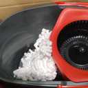 O-Cedar EasyWring Microfiber Spin Mop, Bucket Floor Cleaning System, Red, Gray, Standard