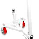 Heavy Duty Trailer Dolly, 3500 lb Tongue Weight Trailer Mover Dolly with 2 inch Ball, Angle Adjustable, Suitable for RV Boat Motorcycle Jet Ski
