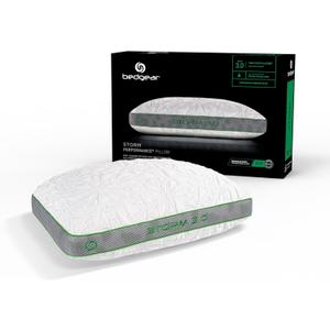 Bedgear Storm Performance Pillow - 2018 Version - Size 3.0 - Cooling Pillow for Hot Sleepers - Medium Firmness Bed Pillow for All Sleep Positions - Washable Removable Cover - 20" Wx 26" L x 6.5" H (Standard)