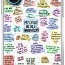 Bible Verses Phone Case Compatible with iPhone 16, Affirmation Quotes Aesthetic Phone Case for iPhone 16, Trendy TPU Phone Case Cover