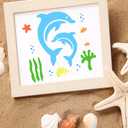3 x YEAJON 20 Pieces Sea Ocean Creatures Stencils Reusable Sea Animal Stencil for Painting on Wood, Wall, Fabric, Signs, Home Decor, Pillows, DIY Art Scrapbook Projects(6 x 6 inch)
