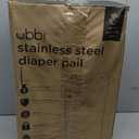 Ubbi Steel Diaper Pail, Odor Locking, No Special Bag Required, Award-Winning, Registry Must-Have, Sage Green