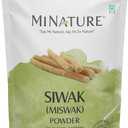 Miswak (Siwak) Powder by mi Nature | salvarado persica| 227g(8 oz) (0.5 lb) | 100% Only Miswak (siwak) Powder | Dental Care | Natural Toothpaste | Whitening Teeth | Oral Care