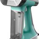 Rowenta Pure Force 2in1 Steamer & Iron: Powerful 1875 Watts, Vertical Steaming & Horizontal Ironing, Auto-off, XL Tank Capacity (7.1 Oz), Green Clothes Steamer DR8822
