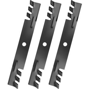 M115496 Gator Mulching Blades for 54" Deck, GY20569 Mower Blades Compatible with S-cotts John Dee-re 345 325 335 Lawn Mower, Replaces M111523, M113518, M115329, 3 Pack