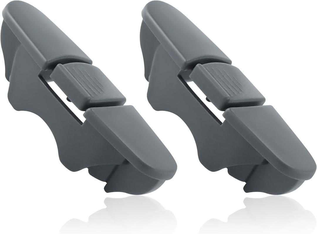 W10508950 Dishwasher Upper Dishrack Slide Rail Stop Clip by AMI PARTS, Fit for Whirl-pool Ken-more Dishwasher, Replace AP6022472 8562015 W10508950 2684662 PS11755805 WPW10508950VP2 pcs