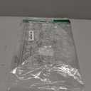 Shower Curtain Hooks, 12 Pcs Clear Shower Curtain Rings, Plastic Glide Roller Shower Hooks, Rust Proof Anti-Drop Shower Rings, Smooth Sliding Double Hooks for Bathroom Shower Rods Curtains