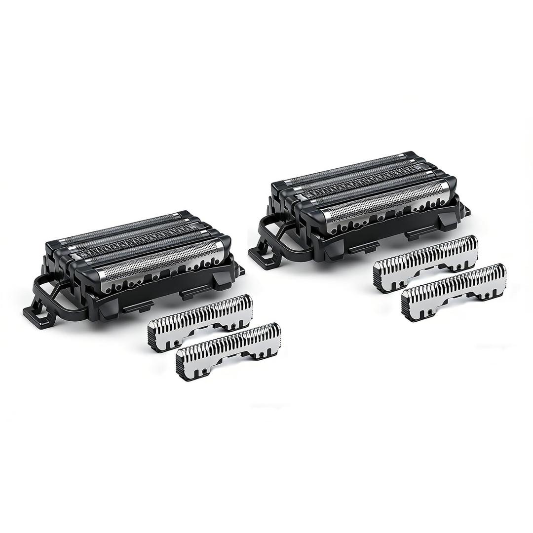 WES9032P Shaver Replacement blades for Panasonic arc 5 Shaver Replacement Foil and Inner Blade Set, Compatible with Panasonic ARC5 shavers:ES-LV97-K,ES-LV67-K,ES-LV95-S,ES-LV65-S (2 Pack)