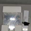 FENCHILIN Lighted Makeup Mirror Hollywood Mirror Vanity Makeup Mirror with Light Smart Touch Control 3Colors Dimmable Light Detachable 10X Magnification 360Rotation(White)