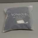 Yonique Women Bandeau Tankini with Skirt - Two Piece Strapless Bathing Suits Color Block Tummy Control 2026 Swimsuit (Large, Black)