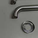 2 Pack 40 Inch Shower Grab Bars Satin Brushed Nickel, ZUEXT SUS304 Stainless Steel Bathroom Shower Balance Bar, Safety Hand Rail Support,Handicap Elderly Senior Assist Bath Grab Handle(1.25" Diameter)