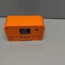 LEKATO Mini Guitar Amp Rechargeable Electric Guitar Amplifer 5W, Clean/Overdrive Channels,Portable Small Amp for Guitarist Practice,Orange