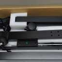 Monomi Electric Height Adjustable Standing Desk, 48x24 Inches, Ergonomic Home Office Sit/ Stand Up Desk (Black Steel Frame/ Black Top)