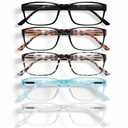 Gaoye Professional Reading Glasses for All Day - Computer Readers with Blue Light Protection - Value Pack +1.0