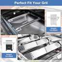 Replacement Parts for Nexgrill 720-0888S, Grease Tray Drip Pan & Flame Tamers & Grill Grates & Burners Igniters Replacement for Nexgrill 5 Burner 720-0888S Gas Grill