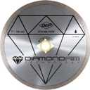 QEP 7" Continuous Rim Diamond Blade - For Wet Cutting of Ceramic Tile