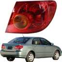 WFLNHB Tail Light Replacement for Toyota Corolla 2005-2008 Red Brake Lamp Right Passenger Side Taillamp 8155002290