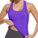 MathCat Workout Tops for Women Racerback Tank Tops Seamless Running Tank Tops Muscle Tank, Medium
