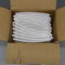 Blissun Christmas Tree Collar, 28.7" D Round Plastic Christmas Tree Ring, Christmas Tree Skirt for Artificial Christmas Trees Decoration (White)