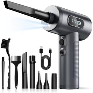 Rechargeable Electric Air Duster 33,000 RPM High-Speed Blower Gun for Cleaning