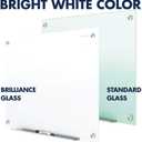 Quartet Dry Erase Board, Magnetic Whiteboard 4' x 3', Glass Board for Wall, Infinity, Brilliance White (G24836W)