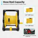 Garden Hose Reel Cart, Manual Water Hose Reel with Hose Guide