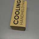 Rican Handheld Portable Hand Fan with Air Cooling Cooler High Speed Rechargeable Power Electric USB Personal Hand Held Turbo Small Mini Pocket for Outdoor Travel (Grey)