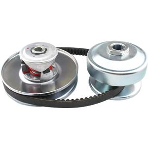 40 Series 1" Bore GO Kart CVT Torque Converter clutch kit, 1" Bore Driver Clutch + 3/4" Driven Clutch + 203785 Drive Belt Replaces Comet 40/44 Series for Mini Bike, Go Kart, Lawnmower